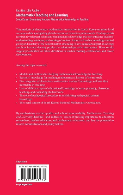 Produktbild: Mathematics Teaching and Learning