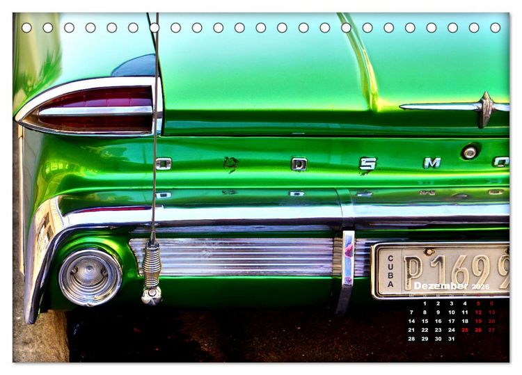 Produktbild: Oldtimer Hits 1960 (Tischkalender 2026 DIN A5 quer), CALVENDO Monatskalender