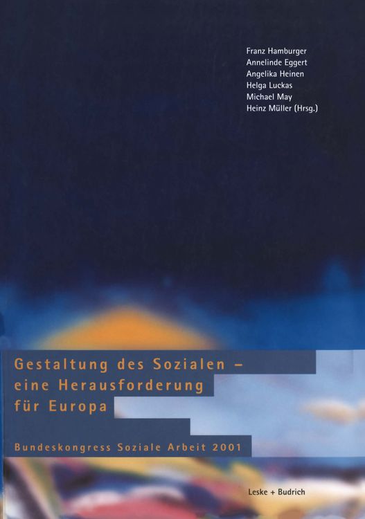 Produktbild: Gestaltung des Sozialen &mdash; eine Herausforderung f&uuml;r Europa