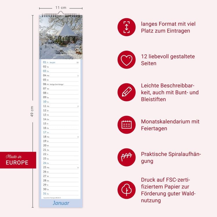 Produktbild: times&more Garten Langplaner 2027