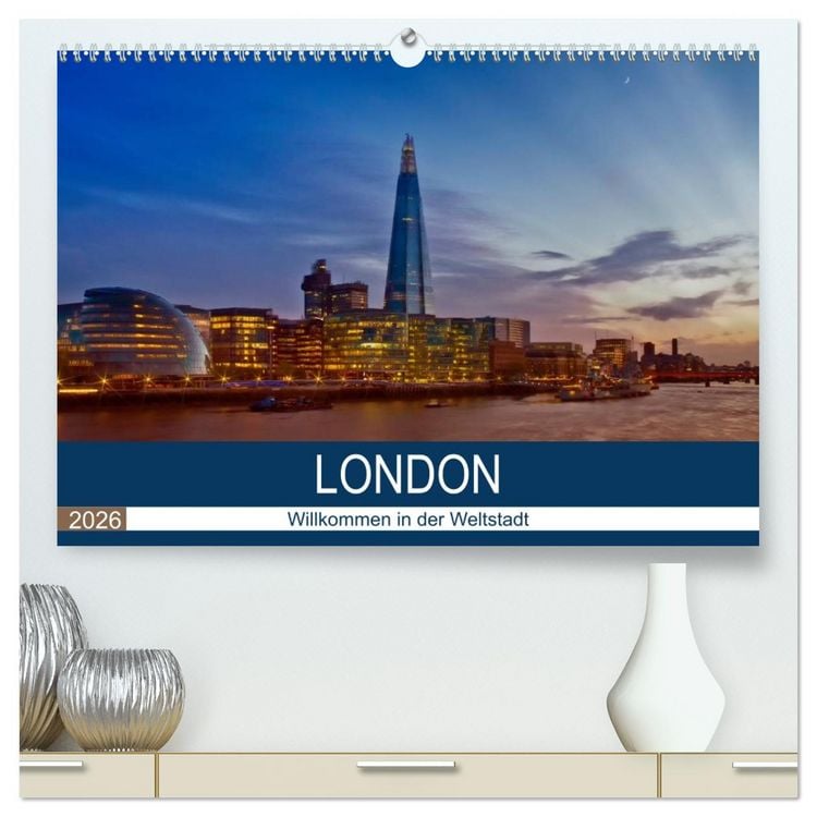 Produktbild: LONDON Willkommen in der Weltstadt (hochwertiger Premium Wandkalender 2026 DIN A2 quer), Kunstdruck in Hochglanz