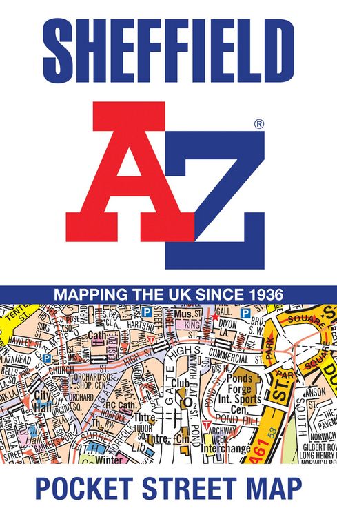 Produktbild: Sheffield A-Z Pocket Street Map