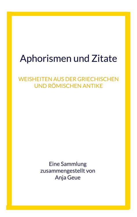 Produktbild: Aphorismen und Zitate