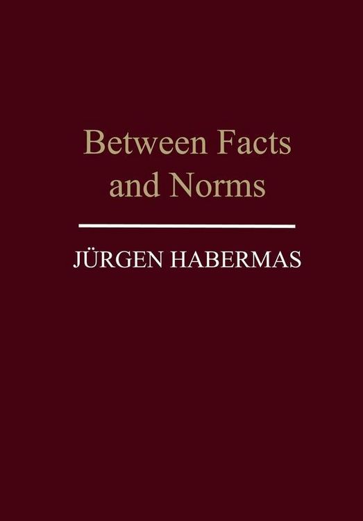 Produktbild: Between Facts and Norms