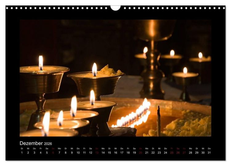 Produktbild: Tibet (Wandkalender 2026 DIN A3 quer), CALVENDO Monatskalender