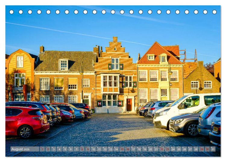 Produktbild: Ein Blick auf Hulst in Zeeland (Tischkalender 2026 DIN A5 quer), CALVENDO Monatskalender