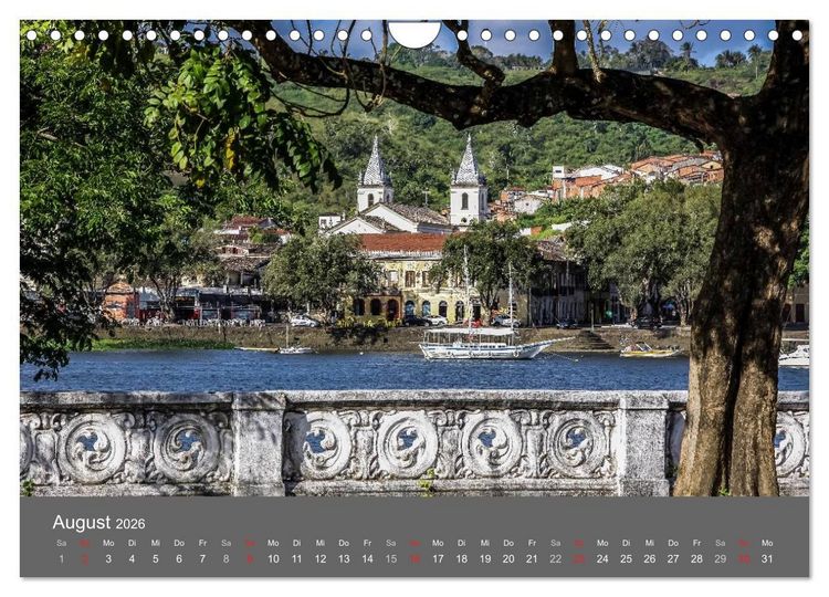 Produktbild: Brasilien 2026 abseits von Rio (Wandkalender 2026 DIN A4 quer), CALVENDO Monatskalender