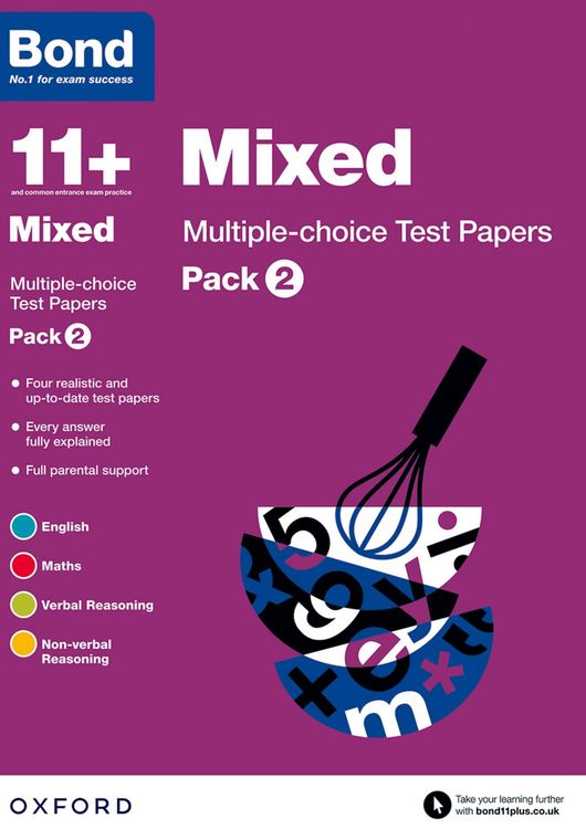 Produktbild: Bond 11+: Mixed: Multiple-choice Test Papers (for GL Assessment & other 11 plus exams)