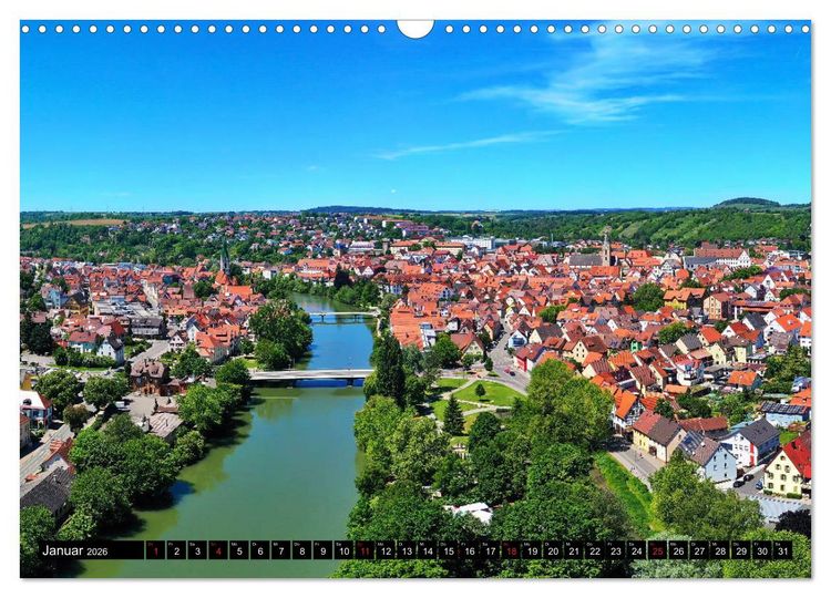 Produktbild: Rottenburg am Neckar - Eine Stadt am Limes (Wandkalender 2026 DIN A3 quer), CALVENDO Monatskalender