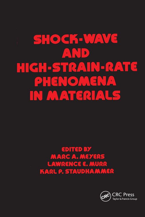 Produktbild: Shock Wave and High-Strain-Rate Phenomena in Materials