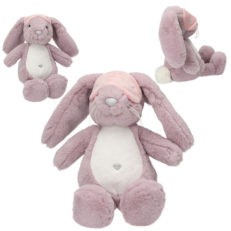 Produktbild: Princess Mimi Pl&uuml;sch Hase lila mit Schlafmaske