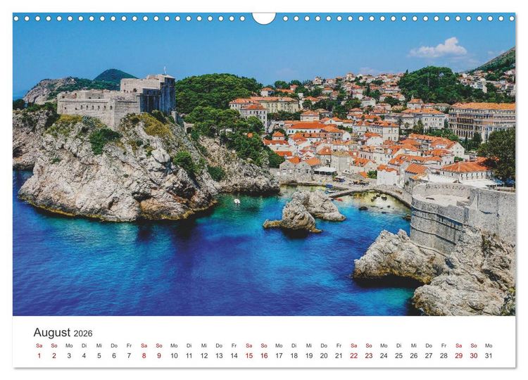 Produktbild: Kroatien - Eine Reise durch traumhafte Landschaften. (Wandkalender 2026 DIN A3 quer), CALVENDO Monatskalender