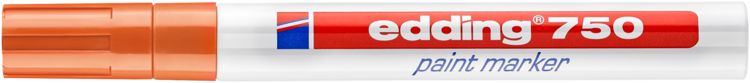 Produktbild: Edding 750 paint marker 4-750006 Lackmarker Orange 2 mm, 4mm