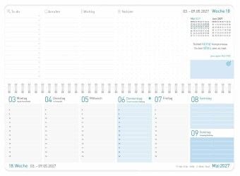 Produktbild: Tischkalender 17 Monate 26/27 [K&ouml;nigsblau]