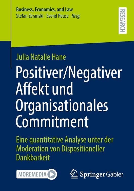 Produktbild: Positiver/Negativer Affekt und Organisationales Commitment