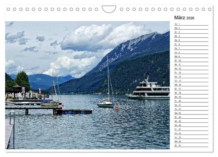 Produktbild: Pertisau am Achensee (Wandkalender 2026 DIN A4 quer), CALVENDO Monatskalender