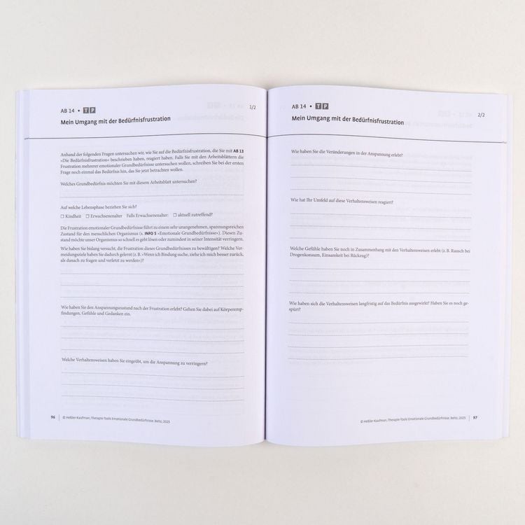 Produktbild: Therapie-Tools Emotionale Grundbed&uuml;rfnisse