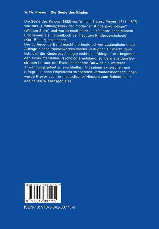 Produktbild: Die Seele des Kindes