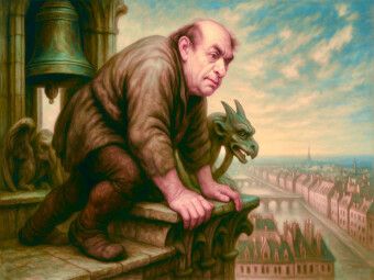 Produktbild: CALVENDO Puzzle Der Gl&ouml;ckner von Notre-Dame | 1000 Teile Lege-Gr&ouml;&szlig;e 64x48cm Foto-Puzzle f&uuml;r gl&uuml;ckliche Stunden
