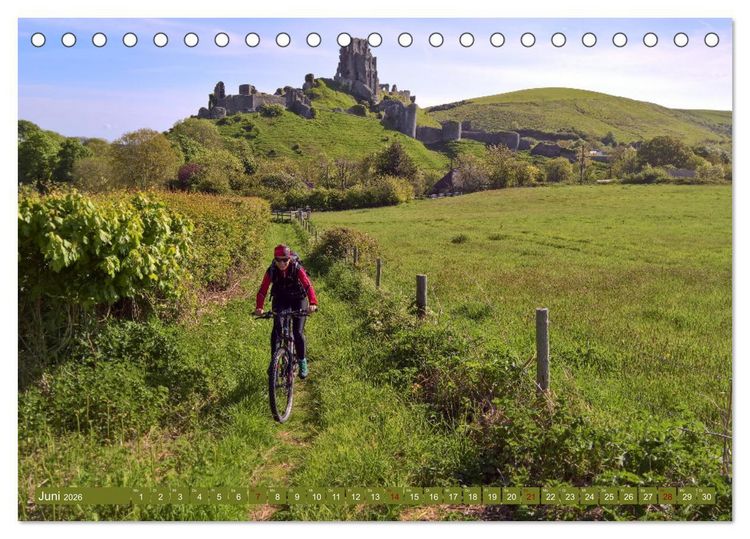 Produktbild: Biken - Impressionen von Rolf Dietz (Tischkalender 2026 DIN A5 quer), CALVENDO Monatskalender