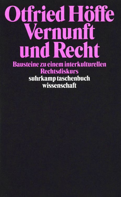 Produktbild: Vernunft und Recht