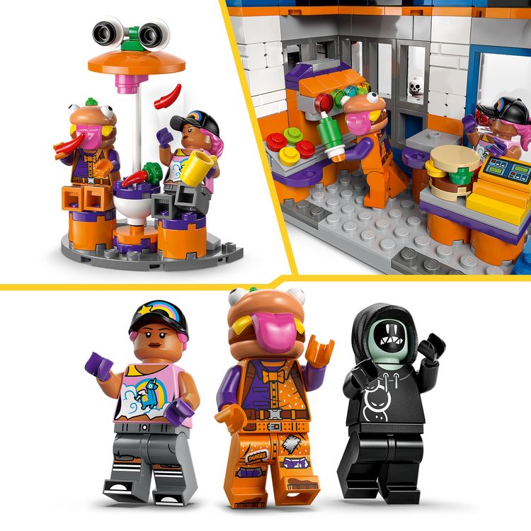 Produktbild: LEGO Fortnite 77076 Durrr Burger Restaurant, Gaming-Geschenk mit Figuren