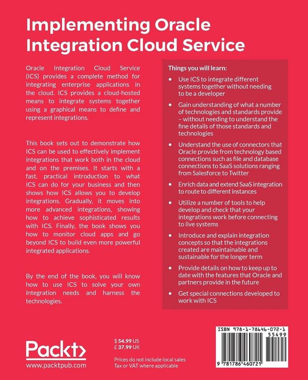 Produktbild: Implementing Oracle Integration Cloud Service