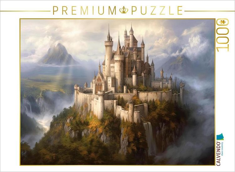 Produktbild: CALVENDO Puzzle Morgennebel | 1000 Teile Lege-Gr&ouml;&szlig;e 64x48cm Foto-Puzzle f&uuml;r gl&uuml;ckliche Stunden