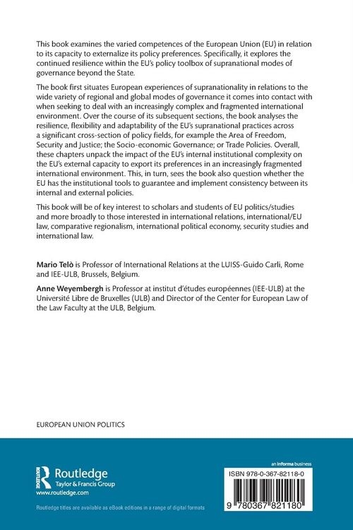 Produktbild: Supranational Governance at Stake