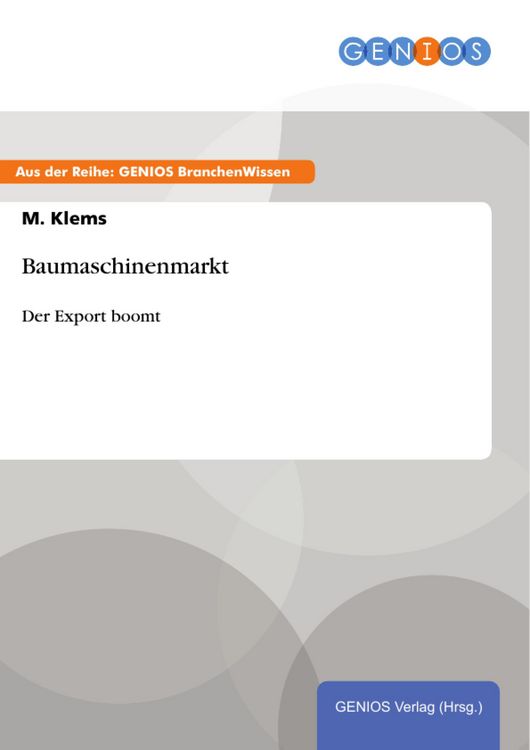 Produktbild: Baumaschinenmarkt