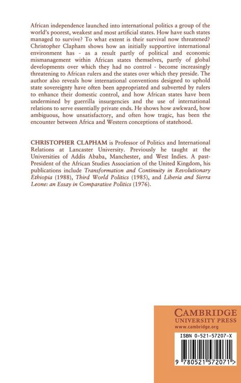 Produktbild: Africa and the International System