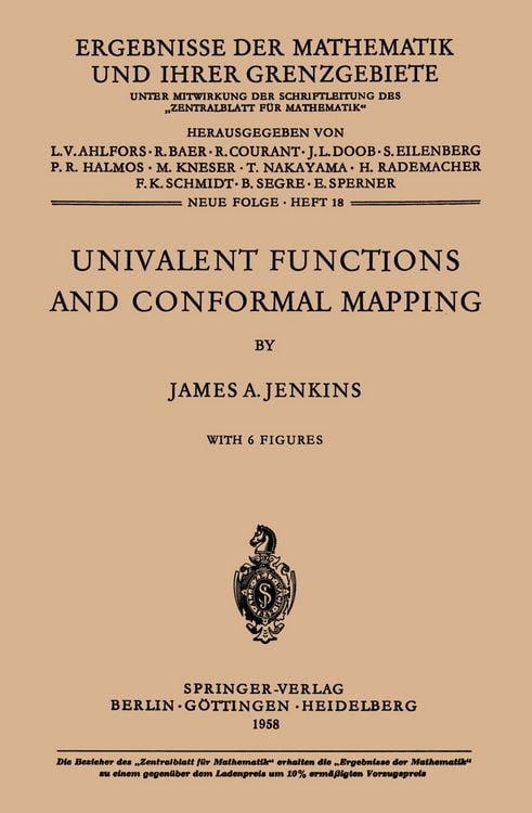 Produktbild: Univalent Functions and Conformal Mapping
