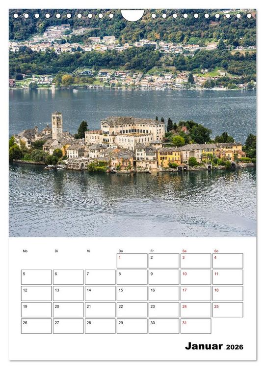 Produktbild: Piemont - Impressionen aus Norditalien (Wandkalender 2026 DIN A4 hoch), CALVENDO Monatskalender
