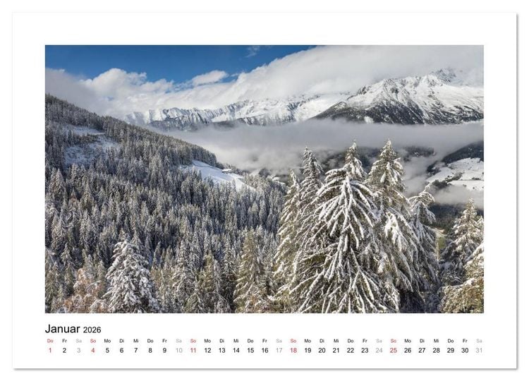 Produktbild: Sehnsucht nach S&uuml;dtirol (Wandkalender 2026 DIN A3 quer), CALVENDO Monatskalender