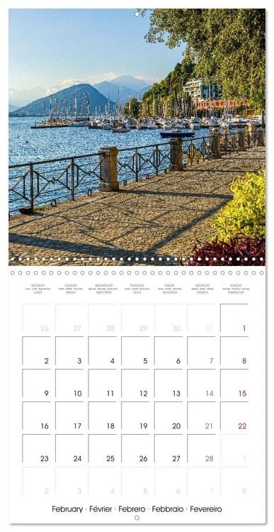 Produktbild: Lake Maggiore - Italian Dreams (Wall Calendar 2026 12 &times; 12 Inch) CALVENDO 12 Month Wall Calendar