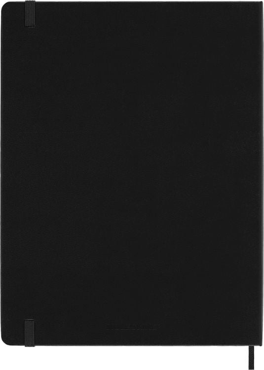 Produktbild: Moleskine 18 Monate Wochen Notizkalender 2025/2026, XL, 1 Wo = 1 Seite, Rechts linierte Seite, Fester Einband, Schwarz