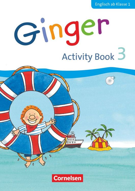 Produktbild: Ginger - Early Start Edition 3. Schuljahr - Activity Book mit Audio-CD, Minibildkarten und Faltbox