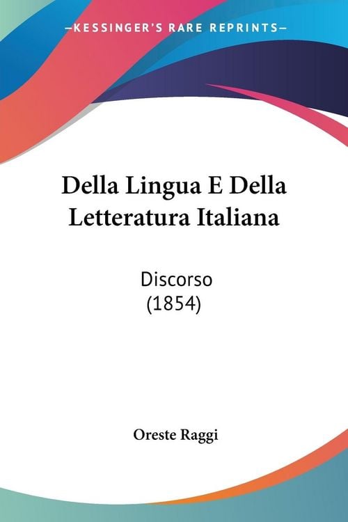 Produktbild: Della Lingua E Della Letteratura Italiana