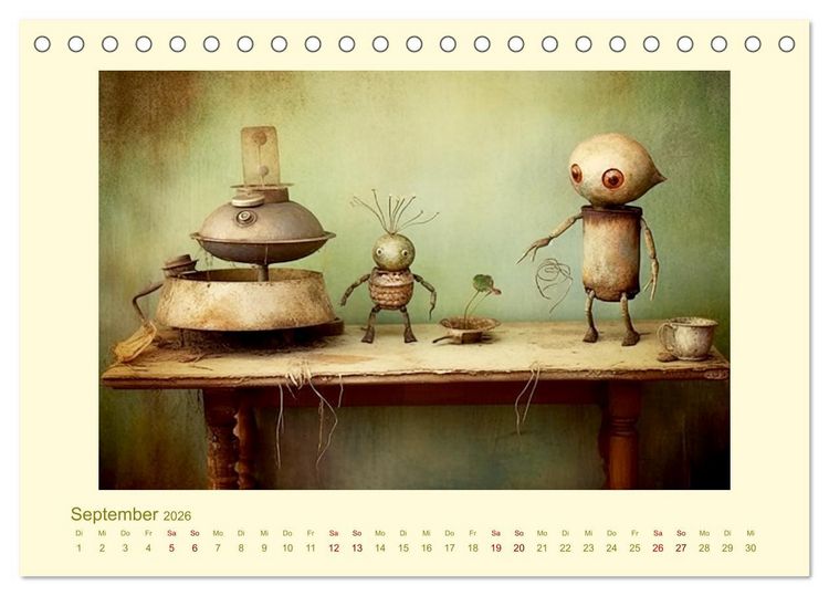 Produktbild: Surreale Alienwelt (Tischkalender 2026 DIN A5 quer), CALVENDO Monatskalender