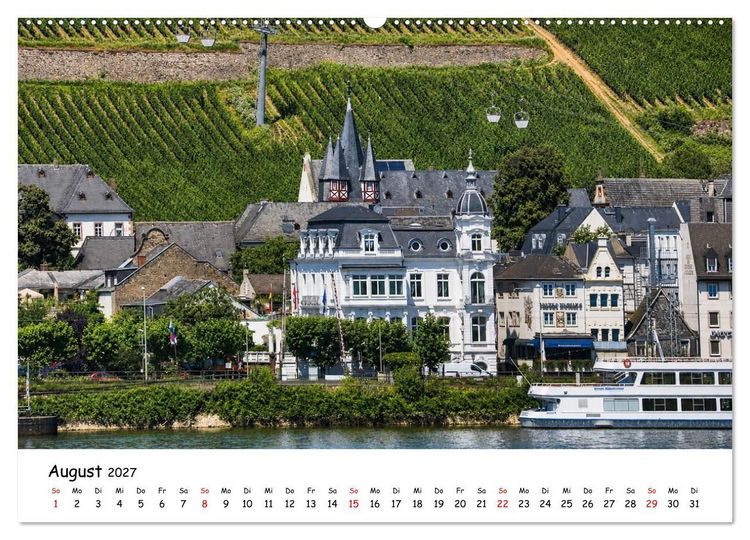 Produktbild: R&uuml;desheim im Licht der Jahreszeiten (Wandkalender 2027 DIN A2 quer), CALVENDO Monatskalender
