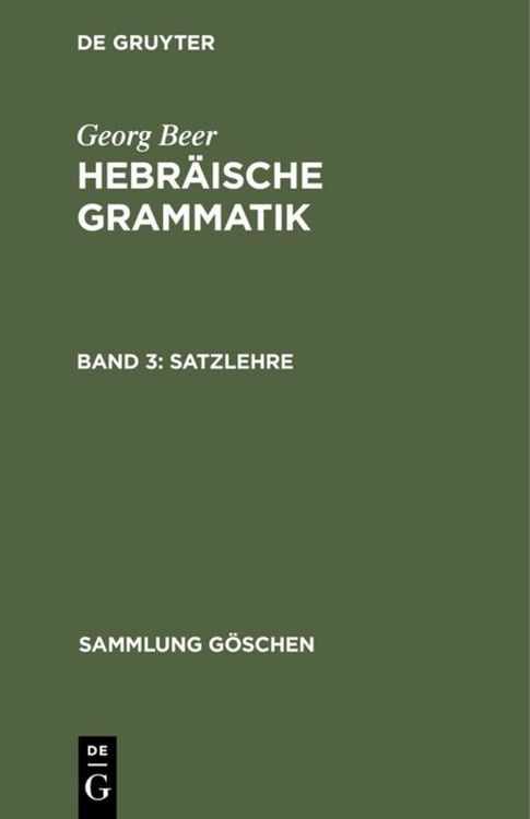 Produktbild: Satzlehre