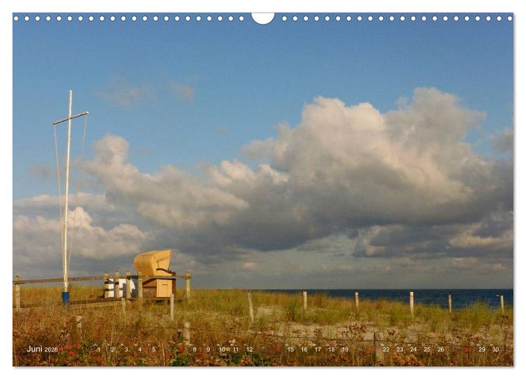 Produktbild: Wo de Ostseewellen trecken an den Strand 2026 (Wandkalender 2026 DIN A3 quer), CALVENDO Monatskalender