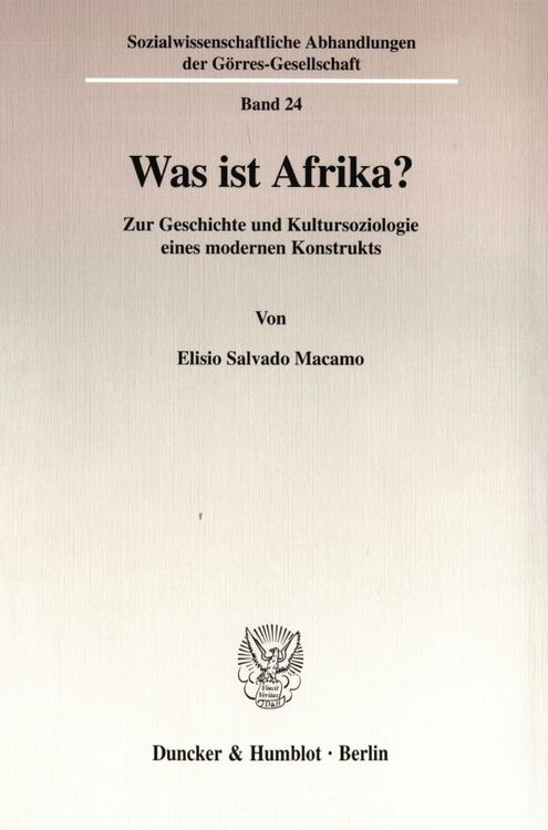Produktbild: Was ist Afrika?