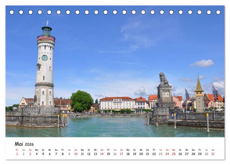 Produktbild: Unterwegs im Allg&auml;u (Tischkalender 2026 DIN A5 quer), CALVENDO Monatskalender