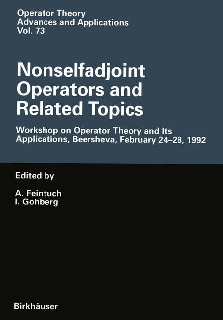 Produktbild: Nonselfadjoint Operators and Related Topics