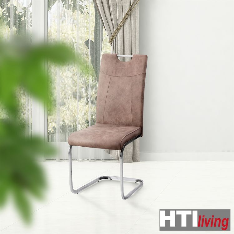 Produktbild: HTI-Living Schwingstuhl KellyC Braun 4er Schwingstuhl KellyC Braun 4er