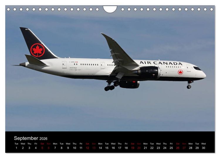 Produktbild: 787 - The Dream Liner (Wall Calendar 2026 DIN A4 landscape), CALVENDO 12 Month Wall Calendar