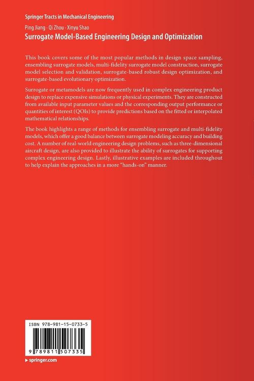 Produktbild: Surrogate Model-Based Engineering Design and Optimization