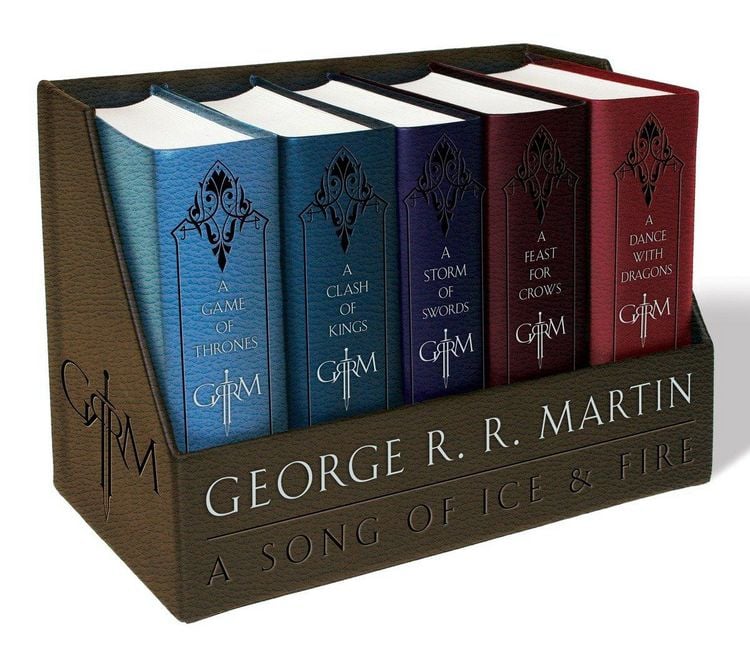 Produktbild: George R. R. Martin's A Game of Thrones Leather-Cloth Boxed Set (Song of Ice and Fire Series)