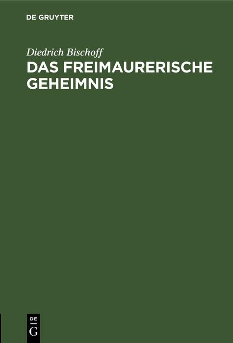 Produktbild: Das freimaurerische Geheimnis
